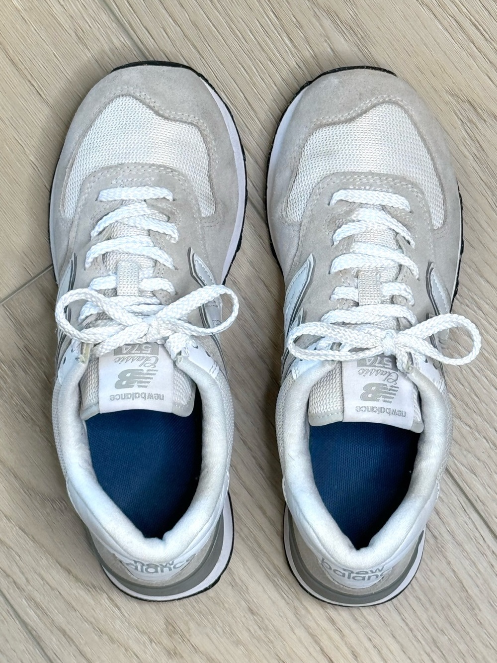 New Balance 574 Nimbus Cloud Suede Mesh Sneakers Running Shoes Size 7.5 - Picture 2 of 10